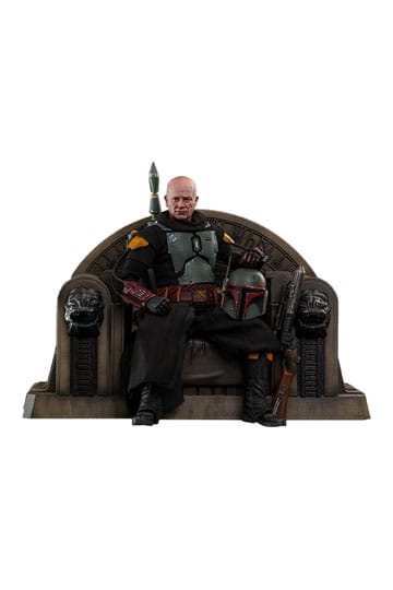 Star Wars: The Mandalorian Action Figure 1/6 Boba Fett Repaint Armor and Throne Special Edition 30 cm