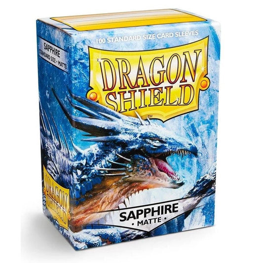 Dragon Sheild-Sapphire-Matte Sleeves-Standard Size