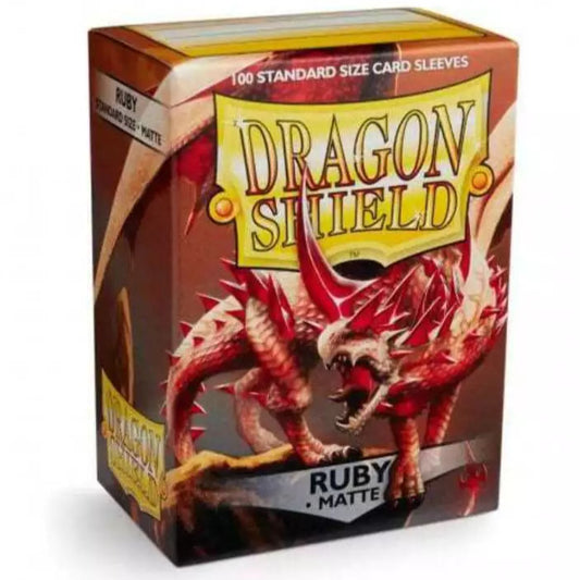 Dragon Shield-Ruby-Matte Sleeves-Standard Size